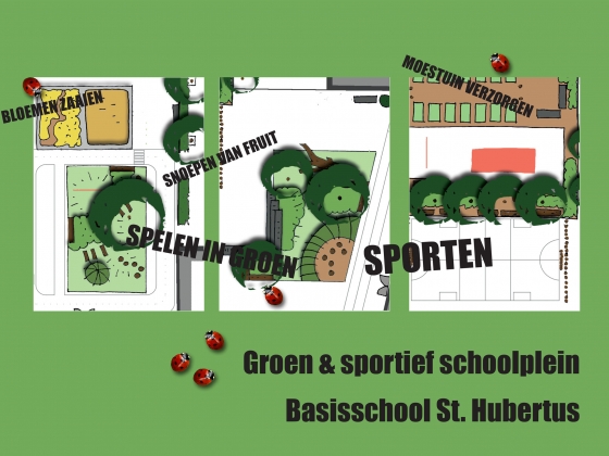 Ontwerp schoolplein St. Hubertus